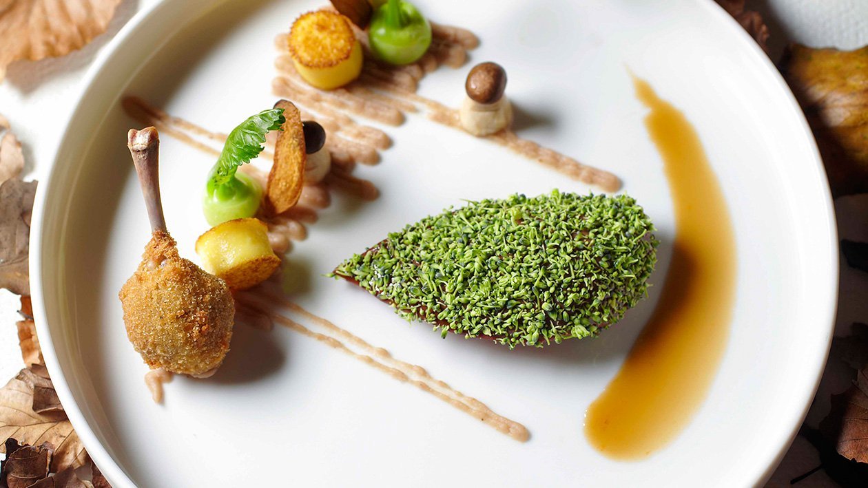 Anjou Pigeon Cooked in A Salt Crust With Ras El Hanout