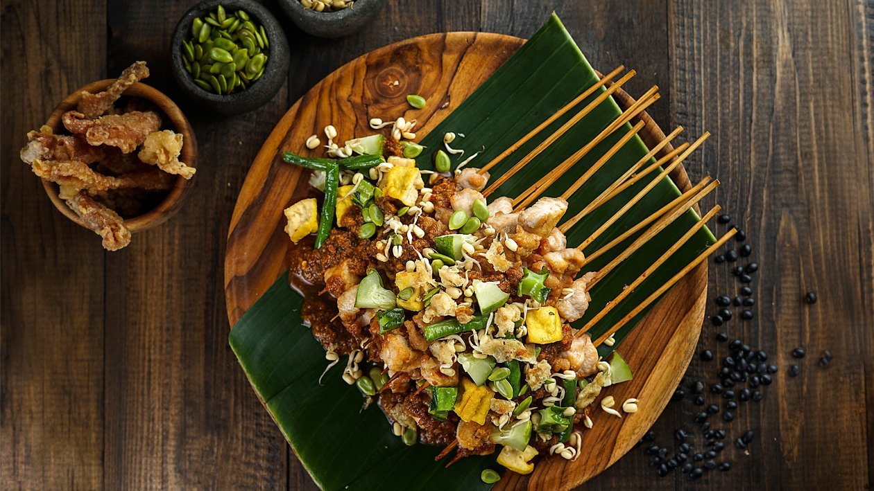 Sate Goreng Tumpah
