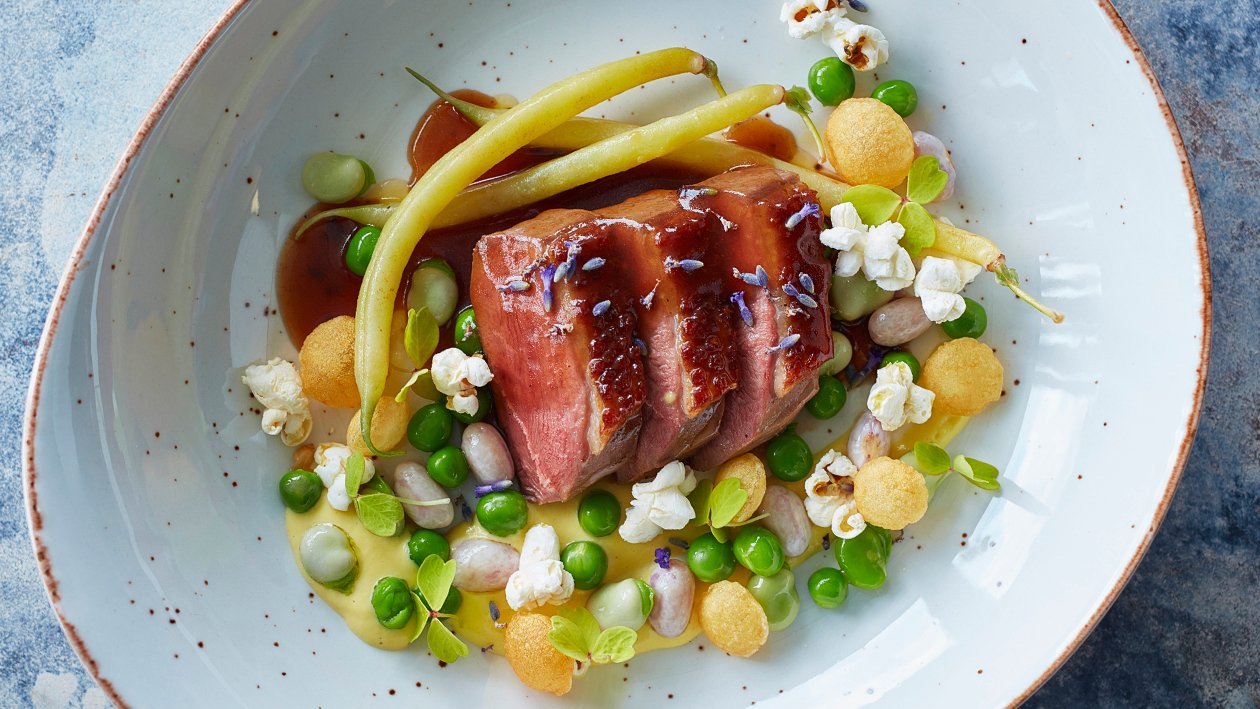 Glazed Duck with Honey and Lavender