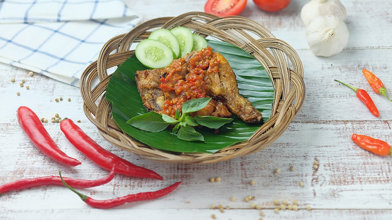 Penyetan Ayam Ungkep