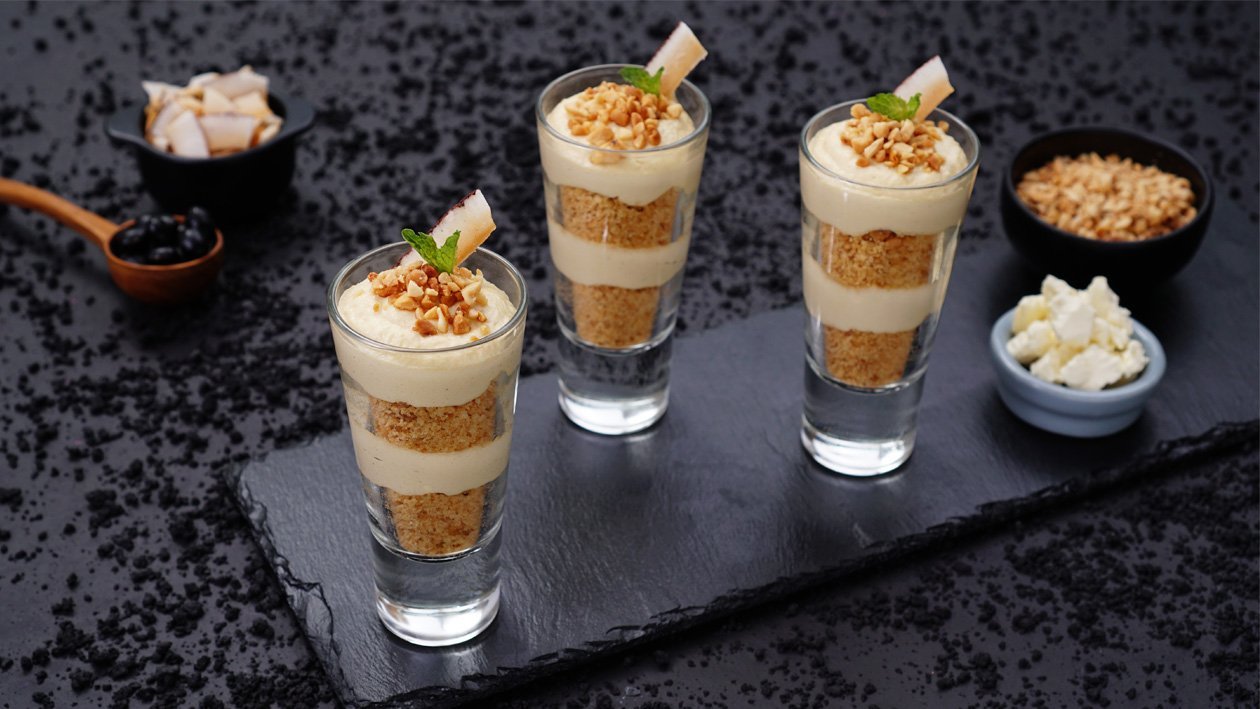 Coconut Cheese Mousse Bango