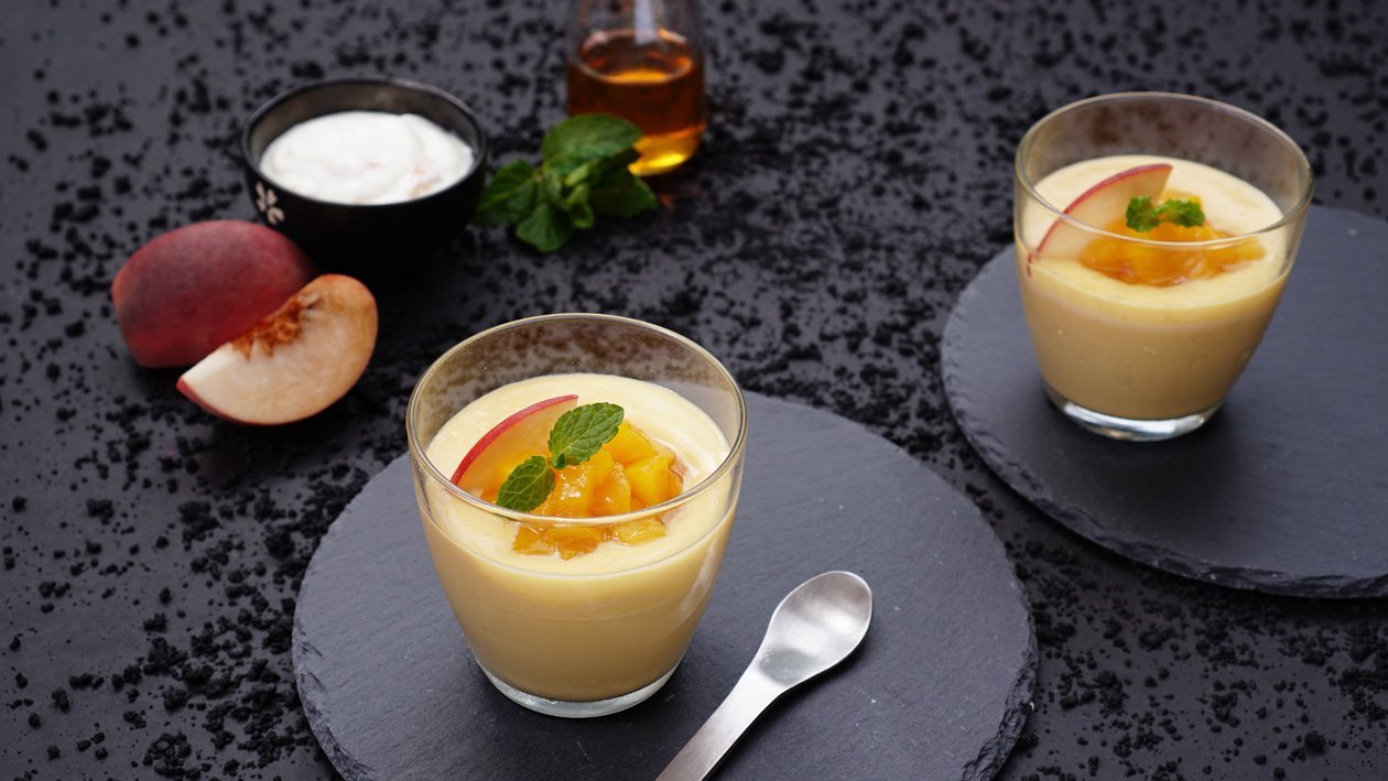Peach Panna Cotta Bango