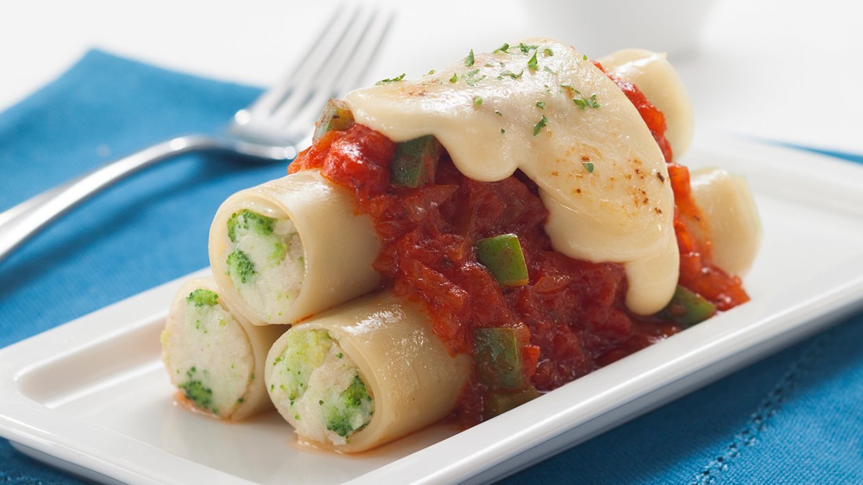 Cannelloni Fish Broccoli