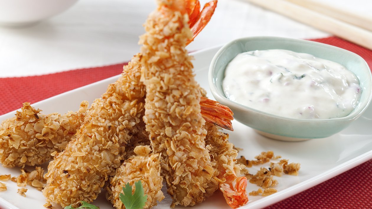 Cereal Prawn Pineapple & Lime Mayo