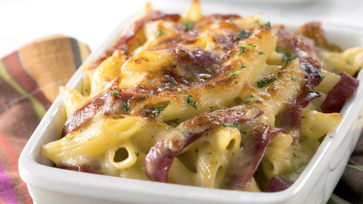 Baked Penne Carbonara