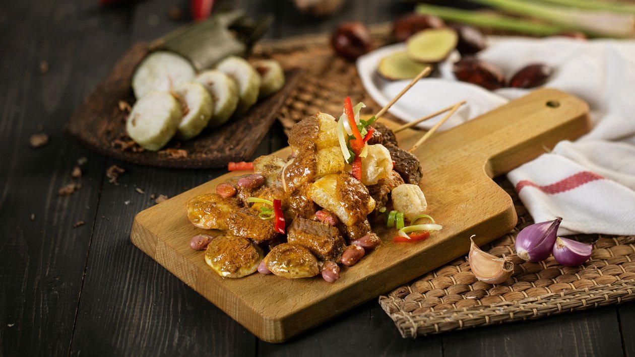 Sate Jereng (Jengkol Rendang)