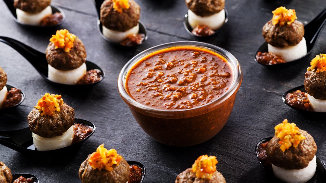 Sate Kambing Melayu dengan Saus Kacang