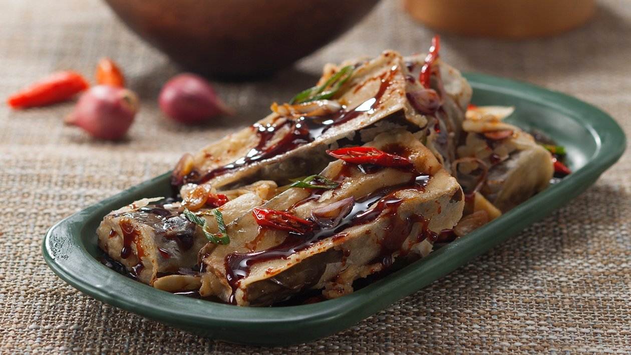 Terung Krispi Saus Bango Pedas